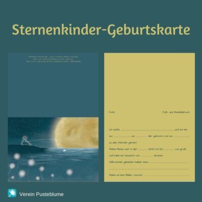 Read more about the article Sternenkinder-Geburtskarte